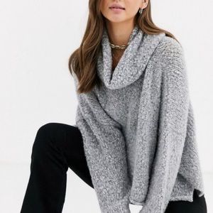 Free People Cowl Neck Sweater